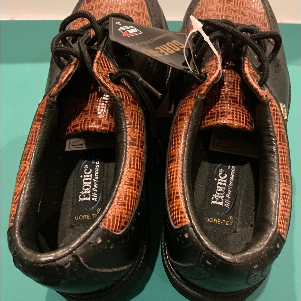 Ethnic Women’s Brown and Black Women's Golf Cleats/Shoes NWT Size 7 - Picture 8 of 9